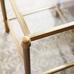 Everson Square Glass Side Table