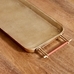 Beltic Brass Leather Tray