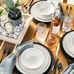 Asfi Melamine Dinner Plates - Set of 4