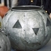Metal Cut-Out Pumpkin Lanterns, Set of 2