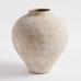 Artisan Terracotta Vase, White