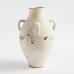 Artisan Terracotta Vase, White