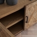 Parquet 72" Reclaimed Wood Media Console with Doors