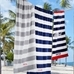 Shark Stripe Beach Towel