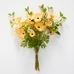 Faux Yellow Butterfly Ranunculus Bundle