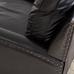 Tyler Leather Square Arm Recliner With Nailheads