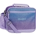 Mackenzie Lavender/Aqua Ombre Sparkle Glitter Lunch Boxes