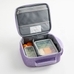 Mackenzie Lavender/Aqua Ombre Sparkle Glitter Recycled Lunch Boxes
