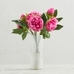 Faux Peony Bundle, Raspberry