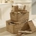 Seagrass Lidded Basket