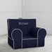 Navy with Piping Twill Anywhere Chair