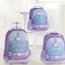 Mackenzie Lavender/Aqua Ombre Sparkle Glitter Backpacks