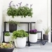 Concrete Fluted Planter, Black