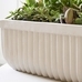 Concrete Fluted Planter, Chalk