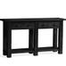 Benchwright 54" Wood Console Table with Drawers, Blackened Oak