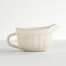 Mendocino Stoneware Gravy Boat-Ivory