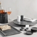 Black Marble Lazy Susan