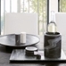 Black Marble Lazy Susan