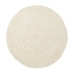 Round Hand-Braided Jute Rug