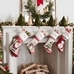 Reindeer Heirloom Quilted Christmas Stocking
