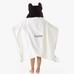 Pippa Frenchie Faux Fur Kid Hooded Towel