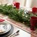 Happy Holidays Sentiment Cotton Table Runner