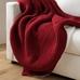 Chenille Waffle Sherpa Back Throw