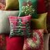 Elliot Tree Plaid Embroidered Pillow