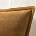 Pieced Suede Lumbar Pillow Cover