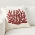 Coral Applique Pillow
