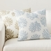Coral Embroidered Pillow