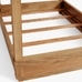 Oakleigh Wood Canopy Bed, King, Heirloom Wheat