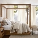 Oakleigh Wood Canopy Bed, King, Heirloom Wheat