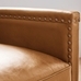 Tyler Leather Swivel Desk Chair, Bronze Base, Vintage Caramel