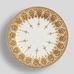 Gold Diya Pattern Stoneware Salad Plates - Set of 4