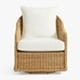 Westport Wicker Swivel Outdoor Lounge Chair