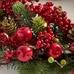 Faux Lit Mixed Berries Wreath & Garland