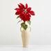 Faux Oversized Poinsettia Stem