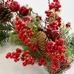 Faux Lit Mixed Berries Wreath & Garland