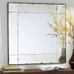 Tribeca Antiqued Glass Square Wall Mirror 40Inches x 40Inches
