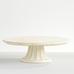 Mendocino Stoneware Cake Stand-Ivory