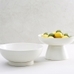 Mason Stoneware Footed Serving Bowls