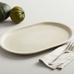 Mendocino Stoneware Serving Platter-15.25 Inches x 11 Inches-Olive Green