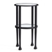 Tanner Round Glass Accent Table