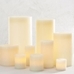 Standard Flameless LED Pillar Candle-Ivory