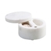 White Marble Divided Salt Cellar