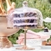 Monique Lhuillier Lara Rose Gold Cake Stand