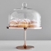 Monique Lhuillier Lara Rose Gold Cake Stand