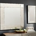 Tribeca Antiqued Glass Wall Mirror 16Inches x 30Inches