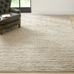 Chunky Looped Sweater Wool-Jute Rug, Ivory Multi